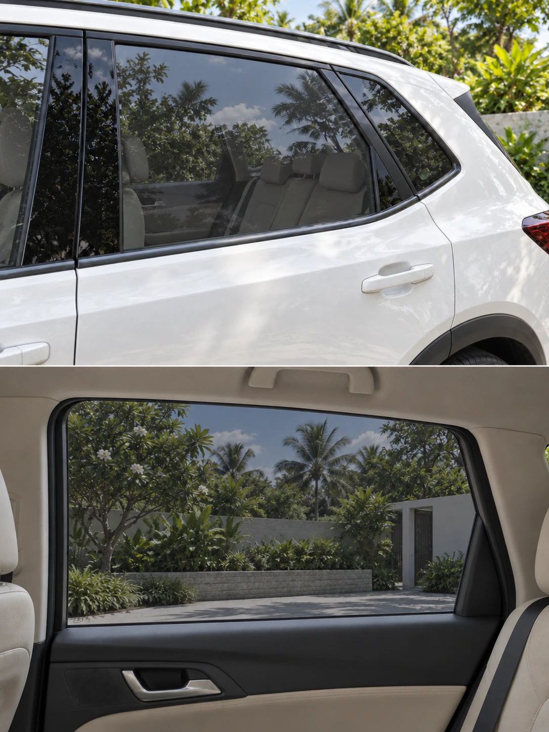 ภาพประกอบสร้างด้วย AI · รถยนต์ · Mirror 30 · TSM-N30M · มองจากนอกรถเข้าห้องโดยสาร